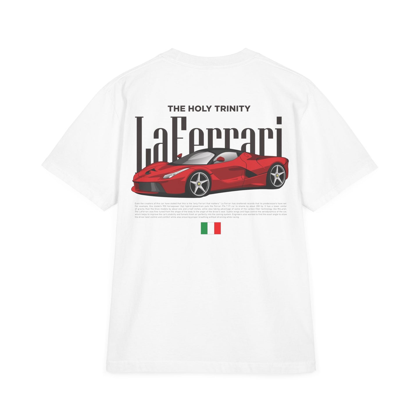 The Holy Trinity LaFerrari - Graphic Tee - White