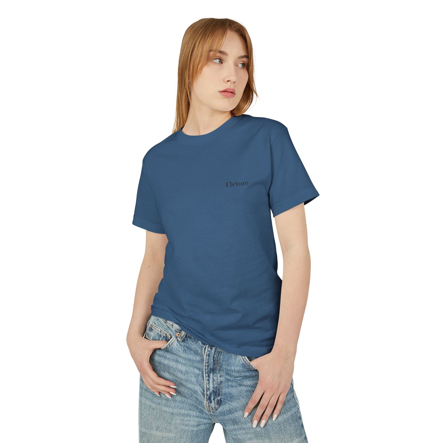 Navy Heavyweight Cotton Tee - Everyday Casual Wear