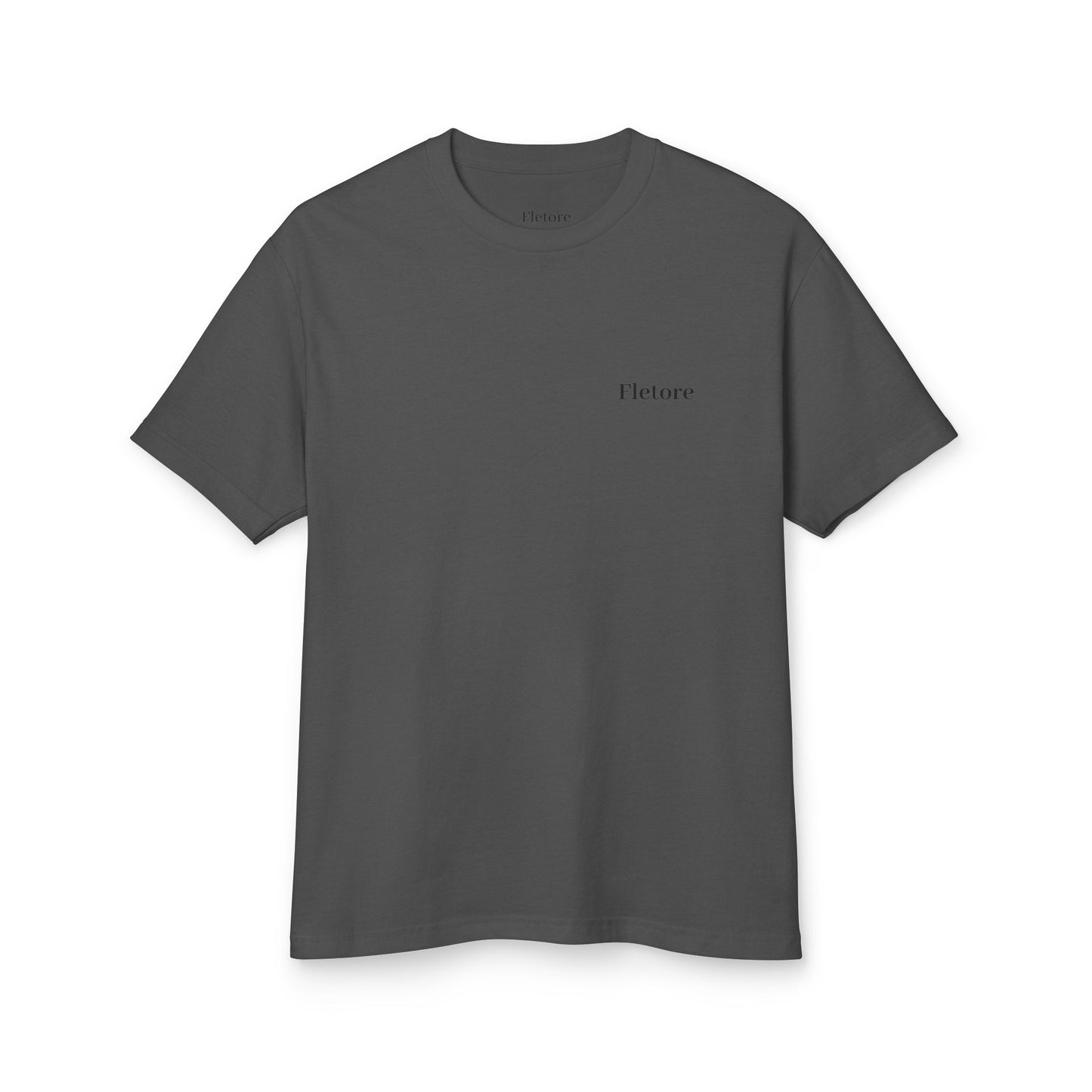Black Heavyweight Cotton Tee - Everyday Casual Wear