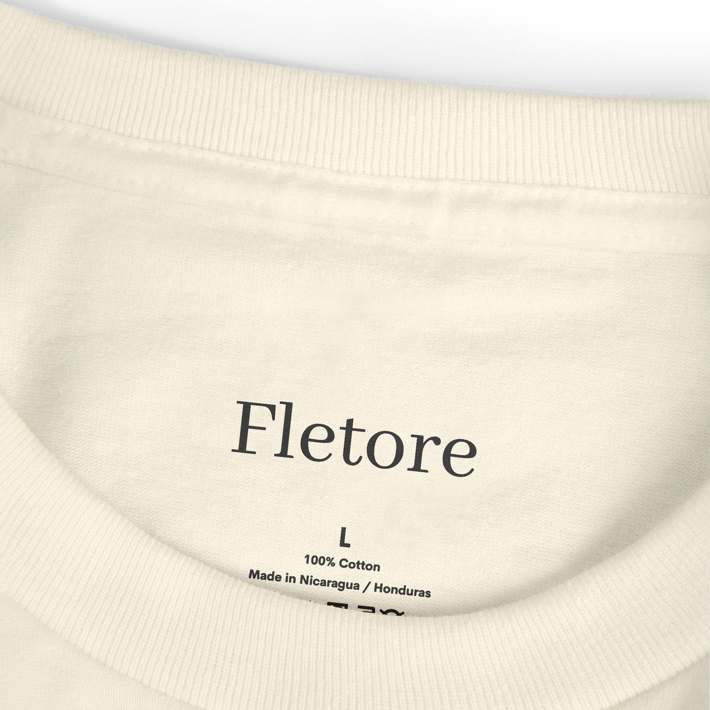 Faded Cream Heavyweight Cotton Tee - Everyday Casual Wear