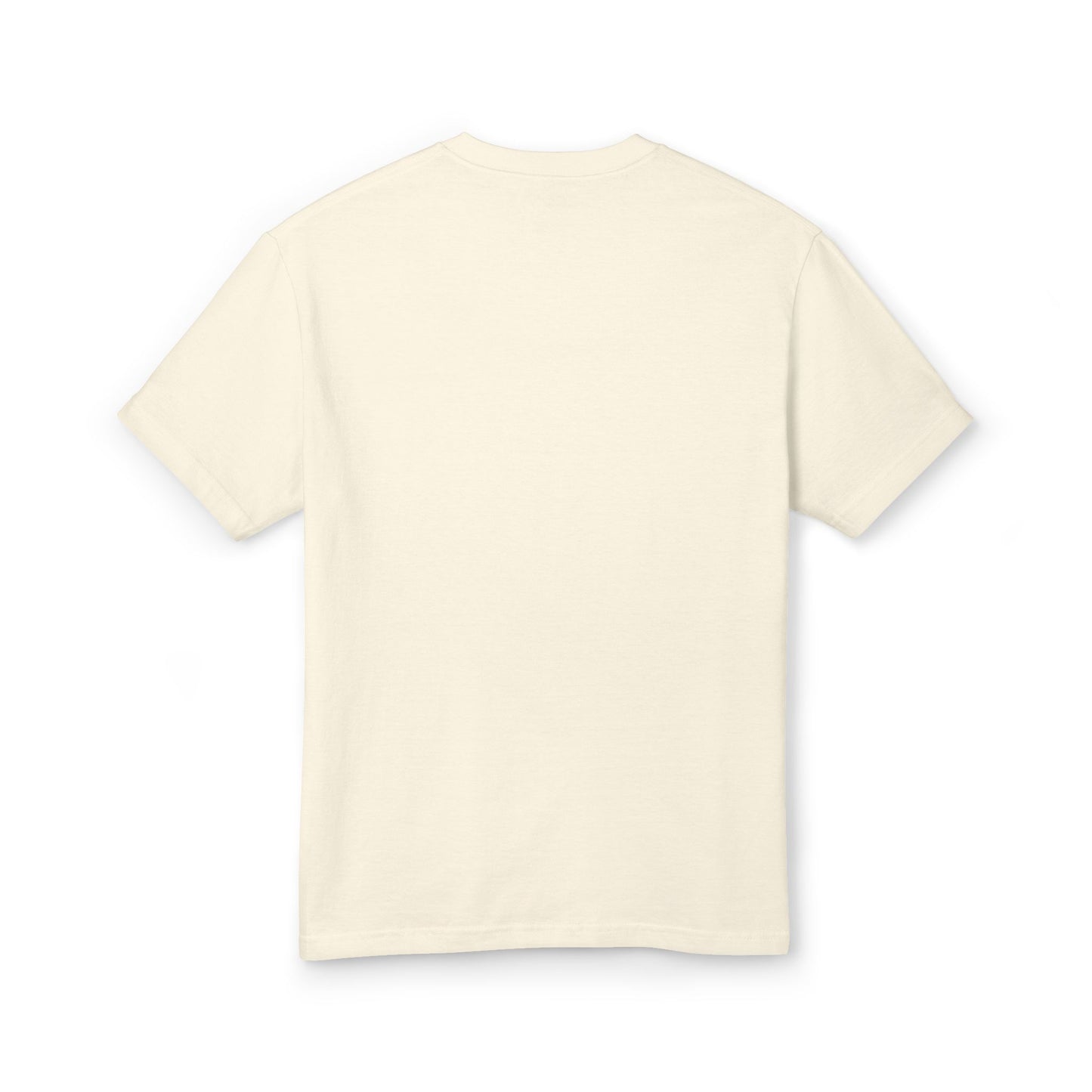 Faded Cream Heavyweight Cotton Tee - Everyday Casual Wear