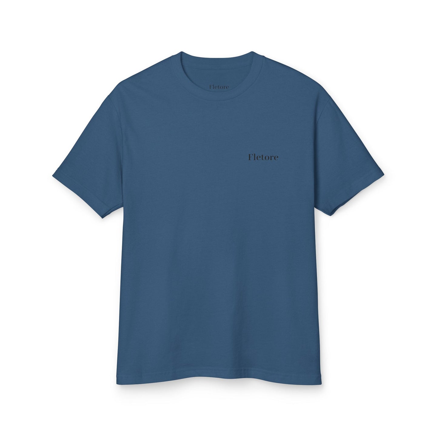 Navy Heavyweight Cotton Tee - Everyday Casual Wear