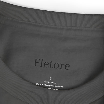 Black Heavyweight Cotton Tee - Everyday Casual Wear