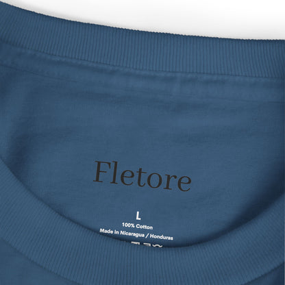 Navy Heavyweight Cotton Tee - Everyday Casual Wear