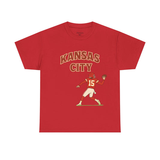 Kansas City Football Tee - Red
