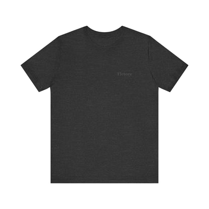 Minimalist Jersey Tee - Casual Everyday Tee - Dark Grey Heather