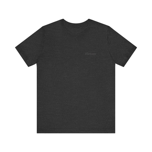 Minimalist Jersey Tee - Casual Everyday Tee - Dark Grey Heather