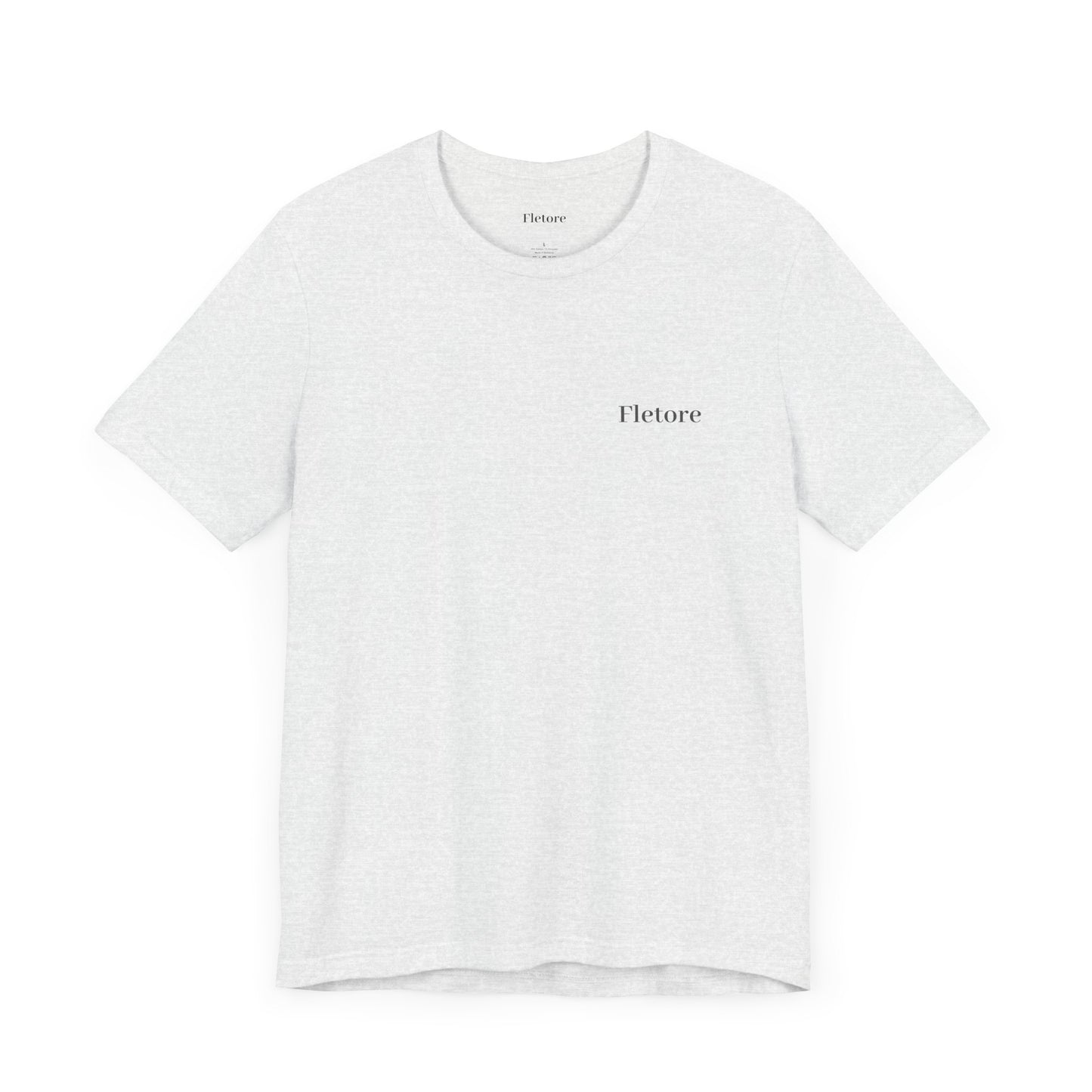 Minimalist Jersey Tee - Casual Everyday Tee - Ash