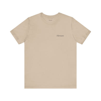 Minimalist Jersey Tee - Casual Everyday Tee - Tan
