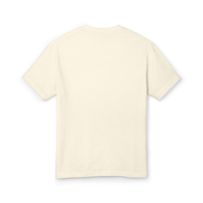 Faded Cream Heavyweight Cotton Tee - Everyday Casual Wear