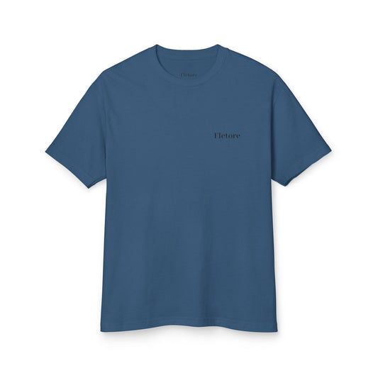 Navy Heavyweight Cotton Tee - Everyday Casual Wear